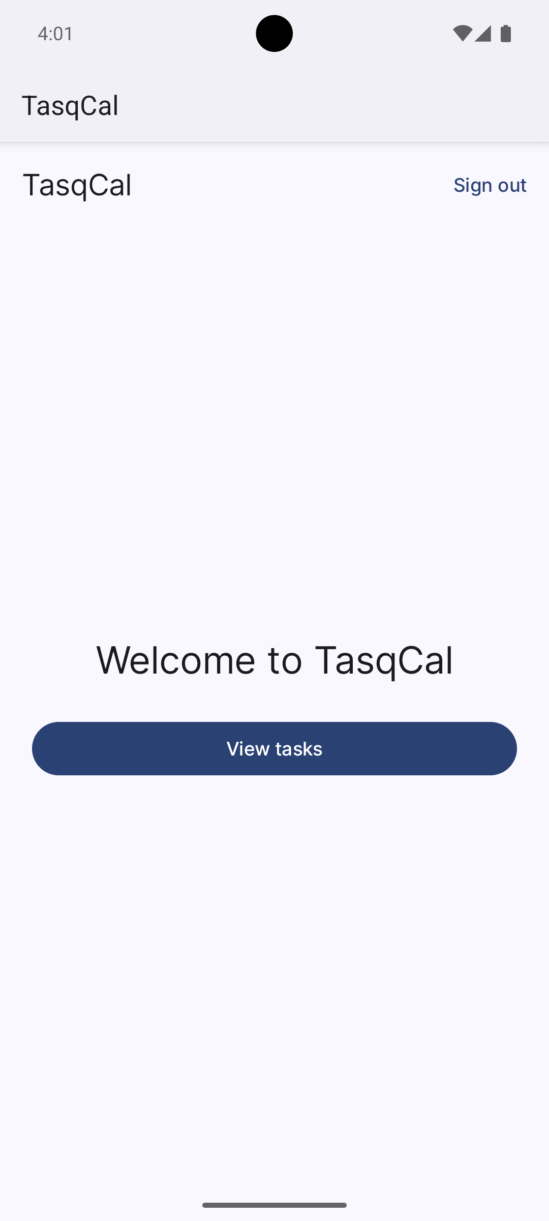 TasqCal Home